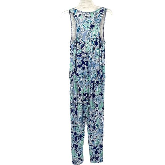 Lilly‎ Pulitzer Paulina Jumpsuit Koalafications Blue Purple Size Small - Picture 3 of 6